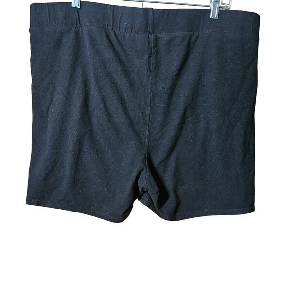 Torrid Black Cotton Blend Athletic Shorts Size 4X - Picture 2 of 3